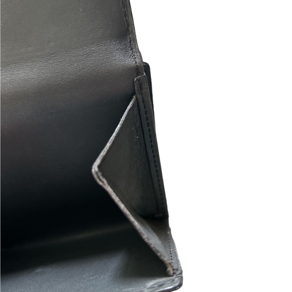 Louis Vuitton Elise Matte Vernis Charcoal Trifold Wallet - Picture 7 of 12